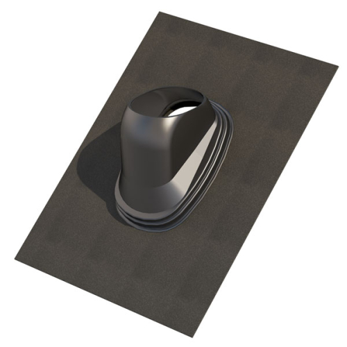 Solin de toiture noir 5° à 25° D110/160 mm - Ubiflex UBBINK - 290085 