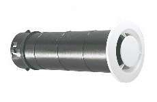 Bouche Extraction Plastique Ronde ⌀125 Manchon Dalle - BS⌀125D ECONONAME - BS⌀125D 