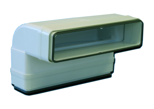 Coude 90° vertical à joint - CVRV 80 - 831003 S&P UNELVENT - 831003 