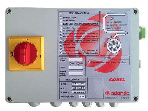 Corel2tc2V DA12 - Corel2 Confort et désenfumage  2V DA 12 - COREL2TC2V DA12 - 522577 ATLANTIC - 522577 