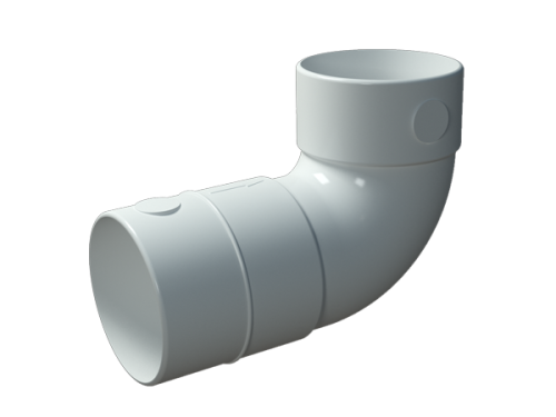 Coude 90° D75 mm - EconoFlex - 60375 ECONOPRIME - 60375 
