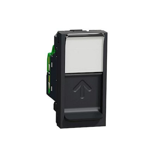 Unica - prise RJ45 simple - cat 6 FTP - 1 mod - Anthracite - méca seul-NU344754-3606489485146-SCHNEIDER ELECTRIC FRANCE