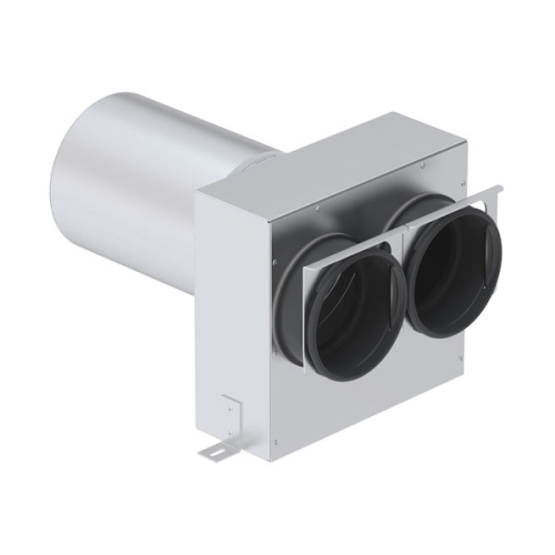 Plenum terminal métal - ComfoTube TVA P 90 D125/2x90 ZEHNDER COMFOSYSTEMS - 990320713 