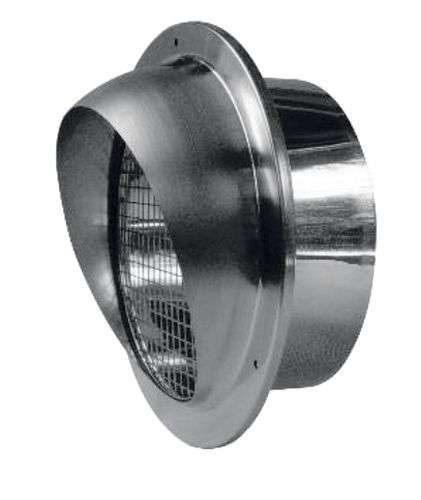 Me inox 160 light- rejet ou prise d'air murale inox faibles PDC diamètre 160 - ME INOX LIGHT - 461006 ATLANTIC - 461006 