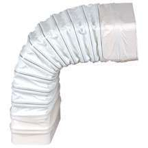 Coude angle variable rectangulaire 55x110 plastique - CAV 55x110 - 460013 ATLANTIC - 460013 