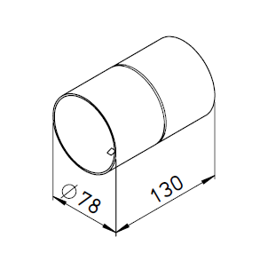 Manchon femelle pour conduit d'air FRS⌀75 - FRS-VM 75 - 2914 HELIOS VENTILATEURS - 2914 