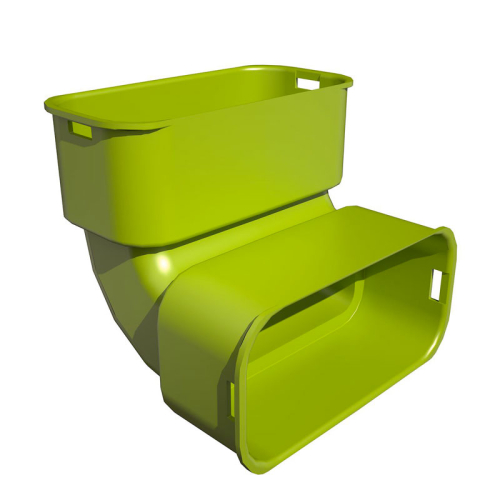 Coude vertical D130x60 - Optiflex PRO ALDES - 11095959 