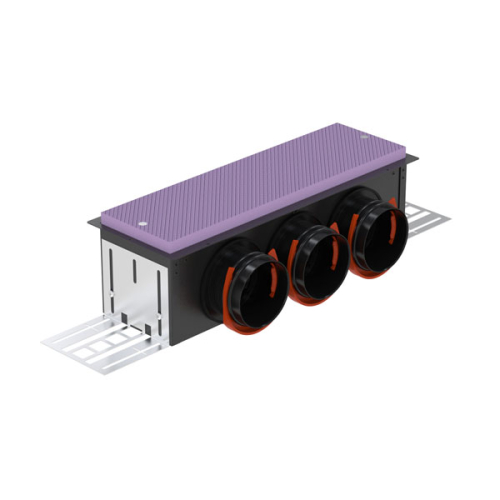 Boîtier de raccordement - ComfoTube CLD-P 3X75 ZEHNDER COMFOSYSTEMS - 990320533 