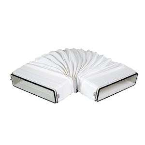 Coude angle variable rectangulaire 55x110 plastique a joint - CAV 55X110 J - 460064 ATLANTIC - 460064 