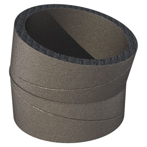 Coude 15° D125 - Aerfoam UBBINK - 188260 