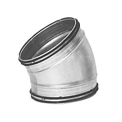 Coude 30° Galva D125 à joints - COUD30GALD125J ECONONAME - COUD30GALD125J 