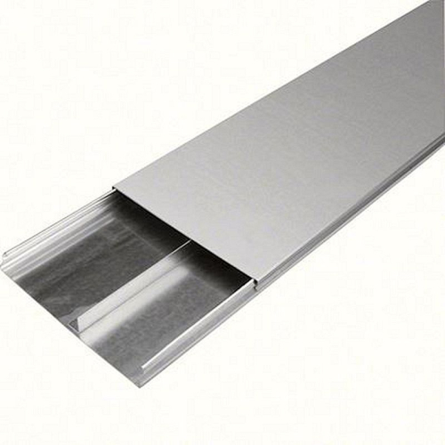 Goulotte acier 2 compartiments 28mm x 240mm pour sol béton-UK240282-4012002238530-HAGER