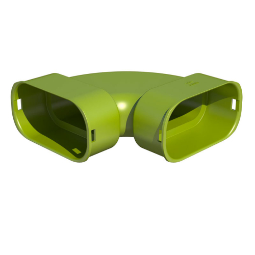 Coude horizontal pour conduit oblong D100x50 - Optiflex PRO ALDES - 11095946 