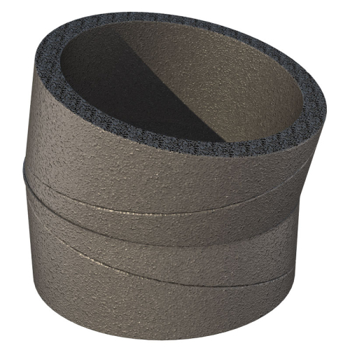 Coude 15° D180 - Aerfoam UBBINK - 188280 