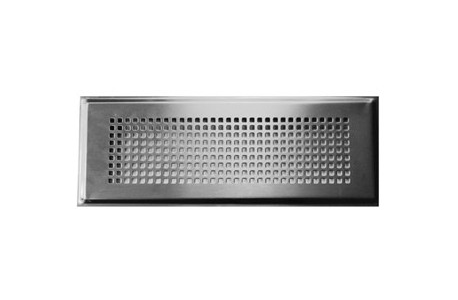 Grille allongée Torino inox - 990322085 ZEHNDER COMFOSYSTEMS - 990322085 