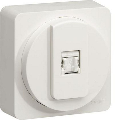 ateha prise RJ45 catégorie 6 FTP pour Grade 2 complet-WJC223B-3250617180757-HAGER