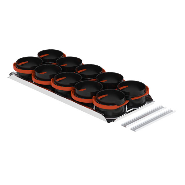 Plaque de montage 10x90/P - Caisson Silencieux - CW520 - 990323615 ZEHNDER COMFOSYSTEMS - 990323615 