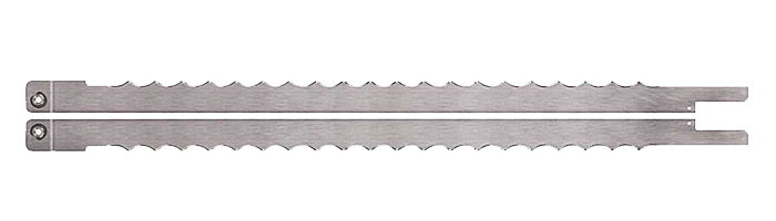 2 Lames ondulées DT 2979 pour les matériaux isolants - 5012066 DOSTEBA - 5012066 