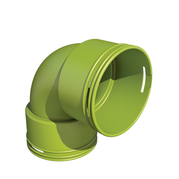 Coude 90° D90 mm - AE48C Air Excellent - 188174 UBBINK - 188174 