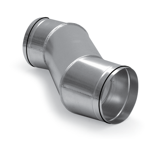 Coude S galva D450 à joints - COUDSGALD450 ECONONAME - COUDSGALD450 