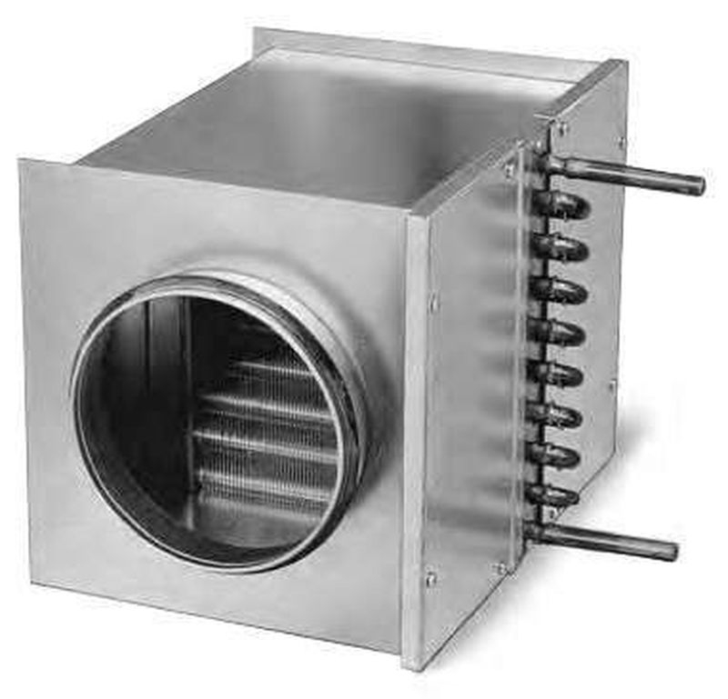 Batterie eau chaude pour conduit D250 - WHR 250 - 9483 HELIOS VENTILATEURS - 9483 