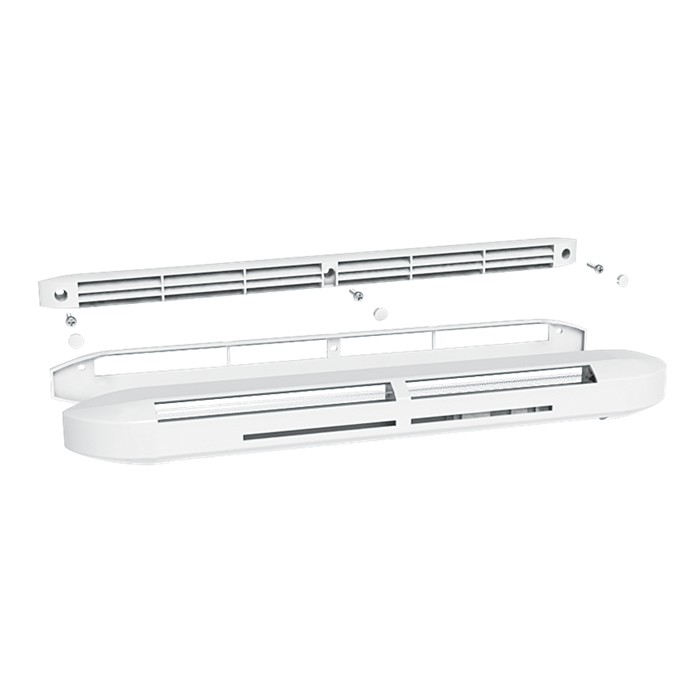 Kit entrée d’air hygroréglable acoustique avec vis et caches vis - ISOLA HY + CE2A + 6 vis + 3 caches vis - 0645 ANJOS - 0645 