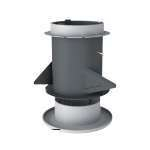 Bouche Plastique Ronde Ajustable ⌀125 Manchon Placo - BOREA⌀125P ECONONAME - BOREA⌀125P 