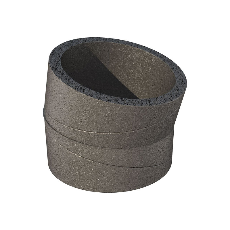 Coude 15° Conduit rigide isolé D180 - Calogaine PRO ALDES - 11091516 