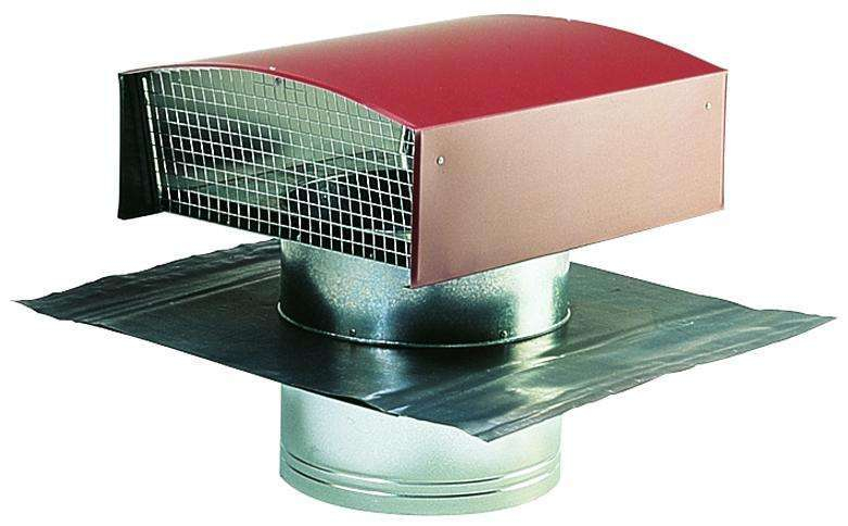 Chapeau de toiture métallique tuile ⌀125 - CTM⌀125T ECONONAME - CTM⌀125T 