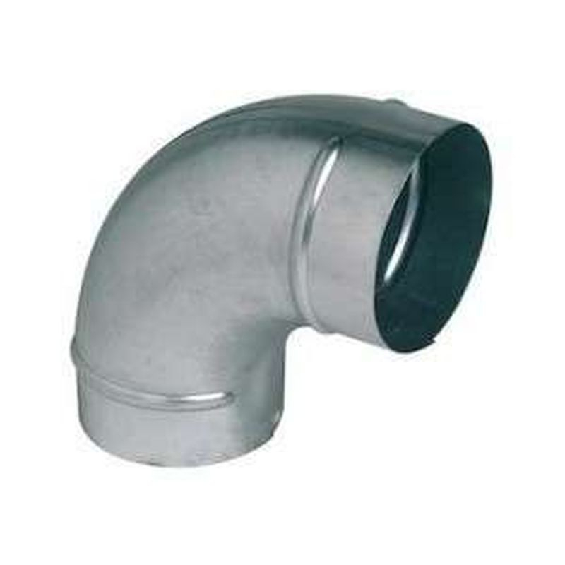 Coude 90° galva D125 - C 125/90 - 523521 ATLANTIC - 523521 