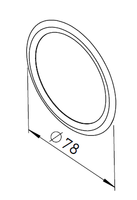 10 Joints toriques pour conduit ⌀75 - FRS-DR 75 - 2916 HELIOS VENTILATEURS - 2916 