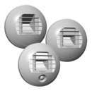 Bouche extraction hygro WC manuelle 5/30 m³/h - BEHW 5/30 - 854445 S&P UNELVENT - 854445 