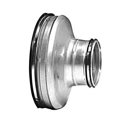 Réduction conique concentrique Galva D160/100 à joints - RCCGALD160/100J ECONONAME - RCCGALD160/100J 