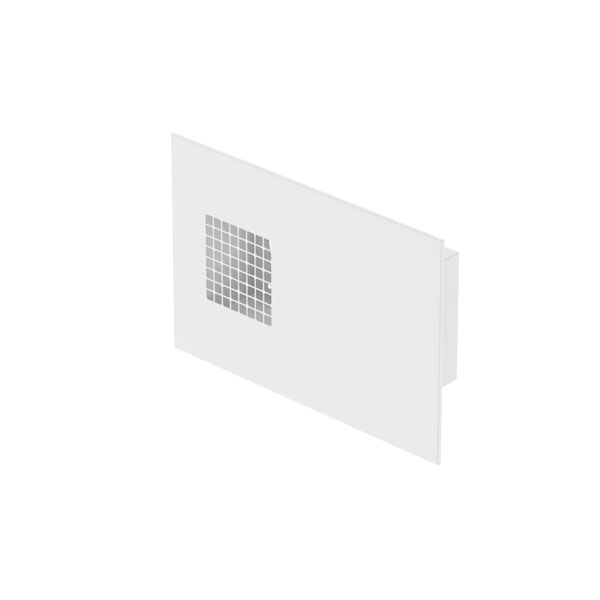 Grille combinée D125 blanche prise d'air droite - ComfoEdge Dupla ZEHNDER COMFOSYSTEMS - 990430571 
