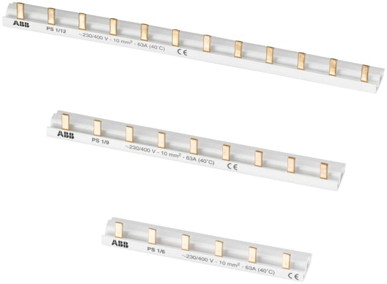 Peigne 1P 6modules 10mm²