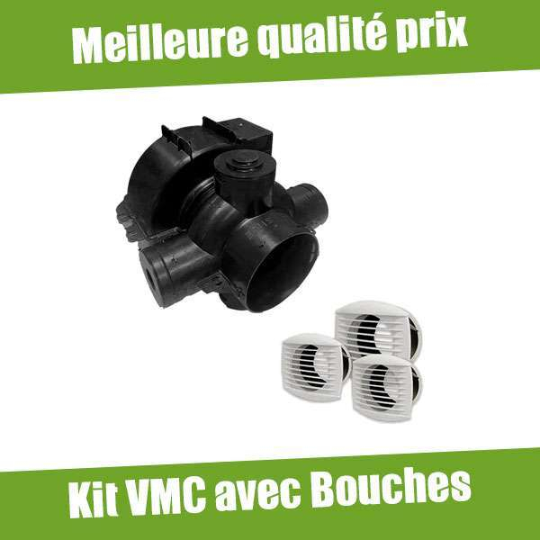 Kit VMC simple flux autoréglable - Ventil'Eco - VTECOSF120 ECONONAME - VTECOSF120 