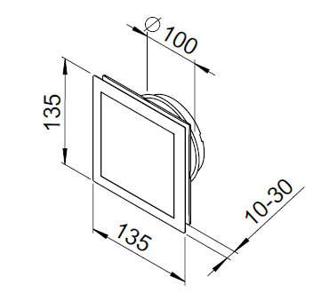 5 Filtres rechange bouche ventil. - ELF-DLV 100 - 3042 HELIOS VENTILATEURS - 3042 