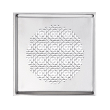 Grille de ventilation design Venezia inox - 990322089 ZEHNDER COMFOSYSTEMS - 990322089 