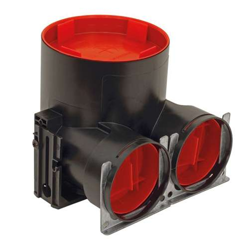 Boitier DN125 2x75 Hauteur 150 - TVA-P 75 - 990326121 ZEHNDER COMFOSYSTEMS - 990326149  