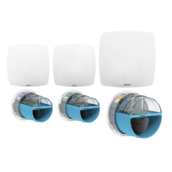 Pack 3 Kits pour VMC hygrogenius - E-Twiste and Go Cuisine + Salle de bain + WC ATLANTIC - 526288 