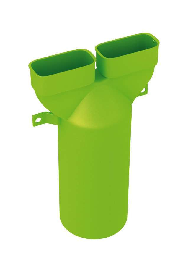 Raccord mixte droit 60x130x125 +bouchon - Clip&Go XRMD 60X130X125 - 464004 ATLANTIC - 464004 