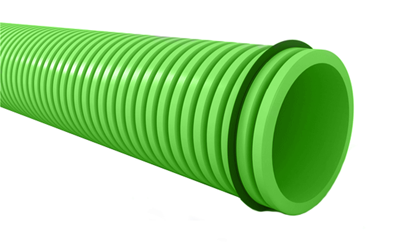 50m Conduit semi-flexible annelé rond Diam 90 mm ANTIBACTERIEN - EconoFlex - CSFAR90AB ECONOPRIME - CSFAR90AB 