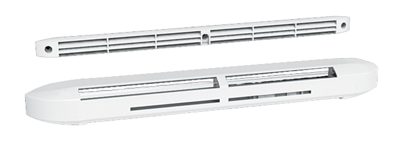 Entrée d’air hygroréglable acoustique compacte + grille - EHC 5/45+G-34 GR - 526608 ATLANTIC - 526608 