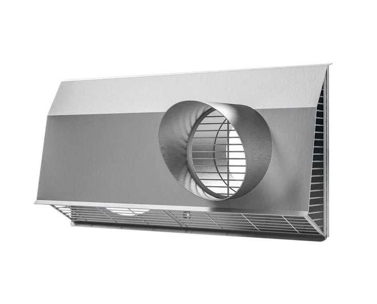 Grille extérieure combinée gauche 160 - 990430595 ZEHNDER COMFOSYSTEMS - 990430595 