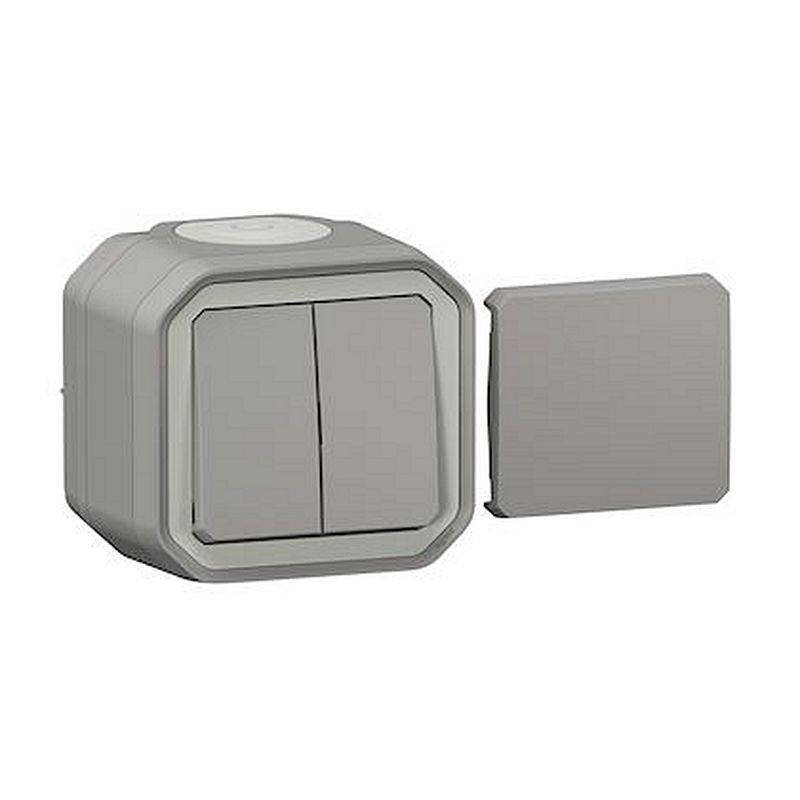Transformeur réversible Plexo complet saillie gris