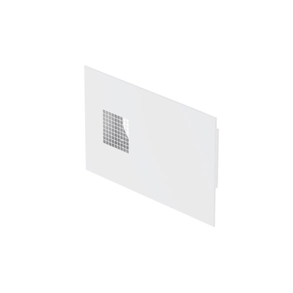 Grille combinée D160 blanche prise d'air droite - ComfoEdge Dupla ZEHNDER COMFOSYSTEMS - 990430575 