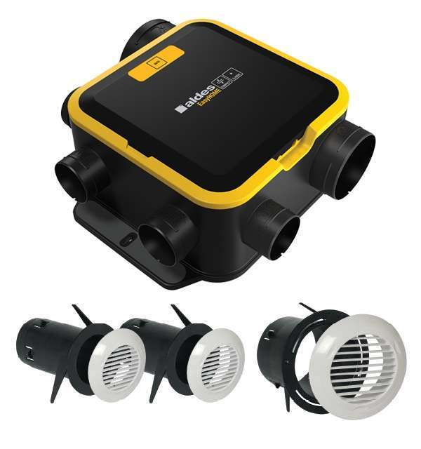 Kit VMC simple flux autoréglable - EasyHOME COMPACT AUTO - 11026035 ALDES - 11026035 