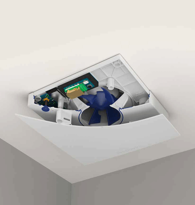 Extracteur d'air - Waves Plus VOC RH 9486 RENSON - 9486 