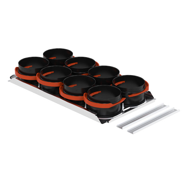 Plaque de raccordement 8 x 90 - CW420 - 990323622 ZEHNDER COMFOSYSTEMS - 990323622 