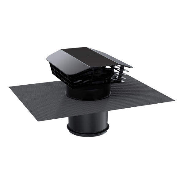 Chapeau de toiture ardoise D125 - CT2P - 872011 S&P UNELVENT - 872011 